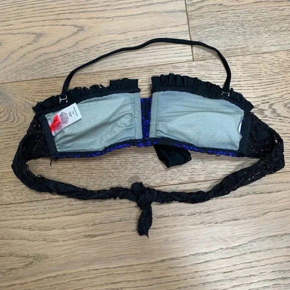 Betsey Johnson Love Lace Crochet Matching Bikini Set - Picture 13 of 16